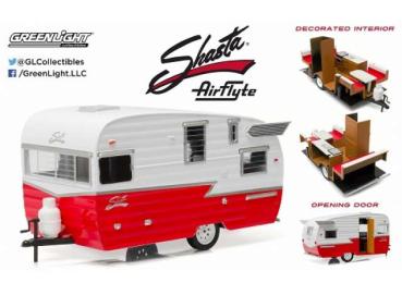 Preview: Wohnwagen weiß/rot